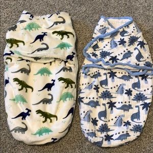 Dino swaddles